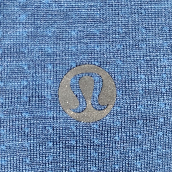 Lululemon Metal Vent Tech Shirt Mens Large Blue Athletic Running Training Tee - Picture 5 of 12